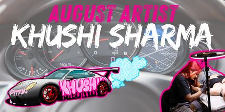 August Artist Sticker - Khushi Sharma