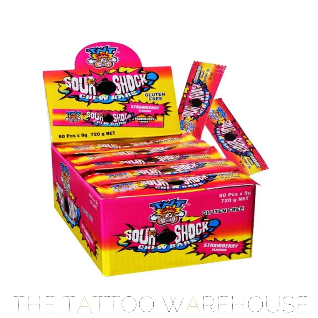 TNT Sour Shock Chew Bars 80pce