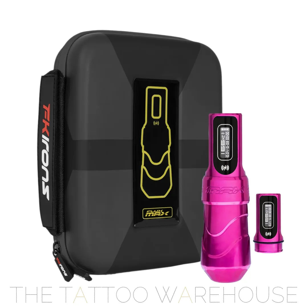 Flux Max Wireless Tattoo Machine Bubble Gum Power Bolt 2 - 4.0mm