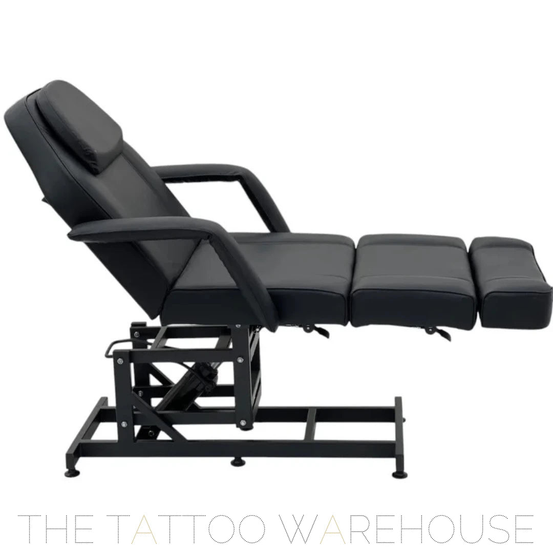 Karma Taupo beauty bed showing adjustable leg section