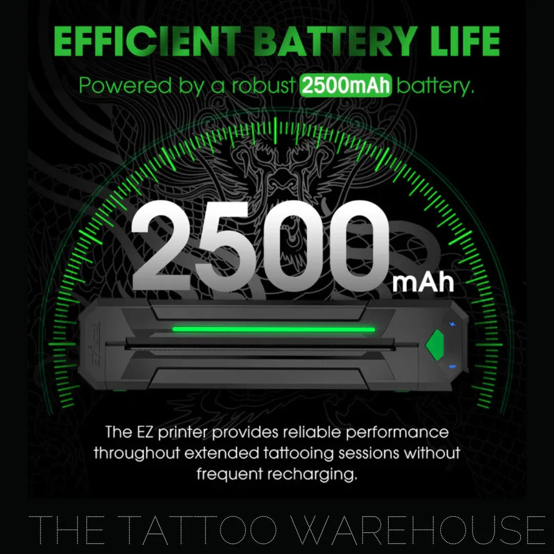 EZ Wireless Tattoo Stencil Printer - Black