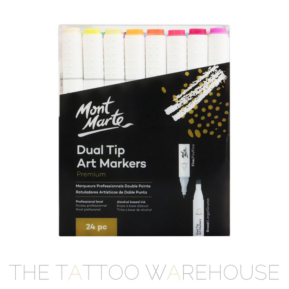 Premium Dual Tip Art Markers 24pc