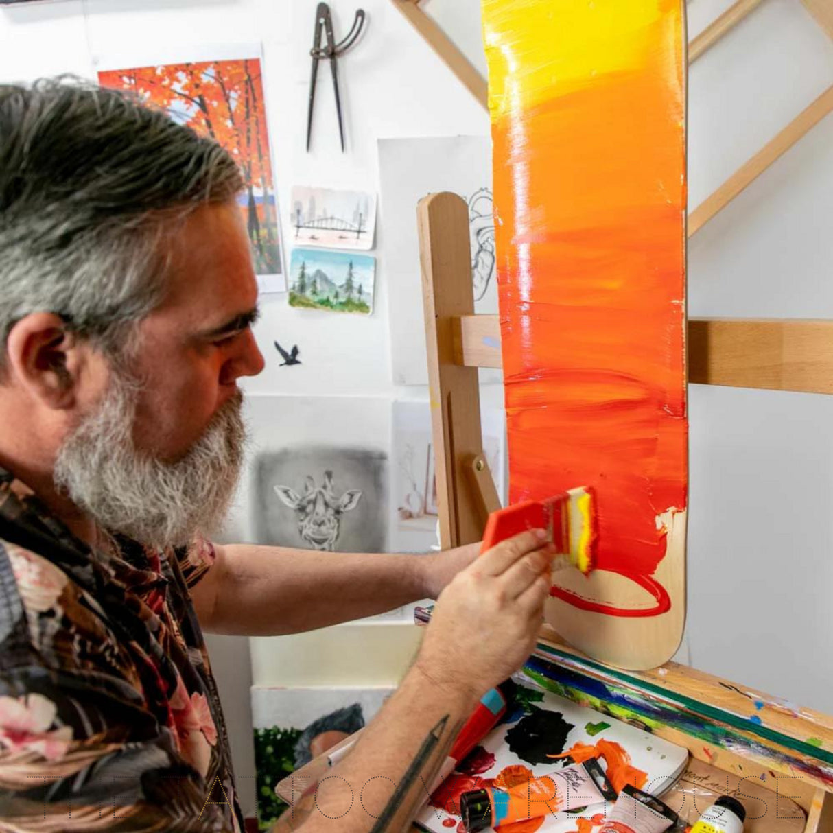 Skateboard Deck Signature 80 x 20cm (31.5 x 7.9in)