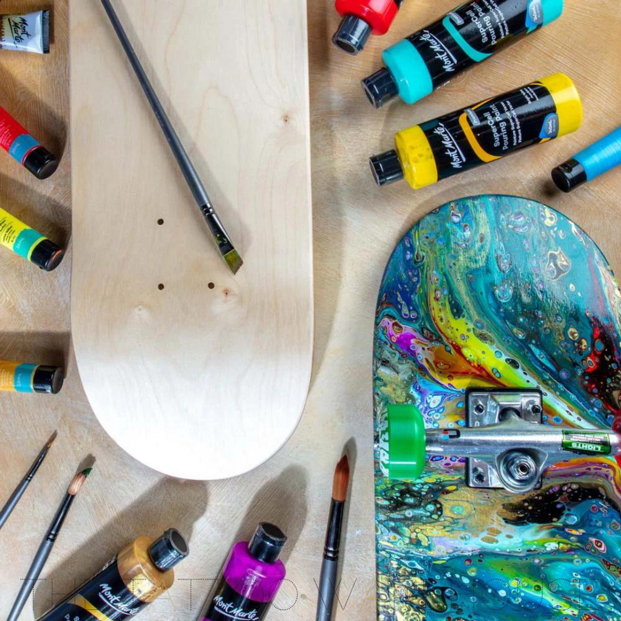 Skateboard Deck Signature 80 x 20cm (31.5 x 7.9in)