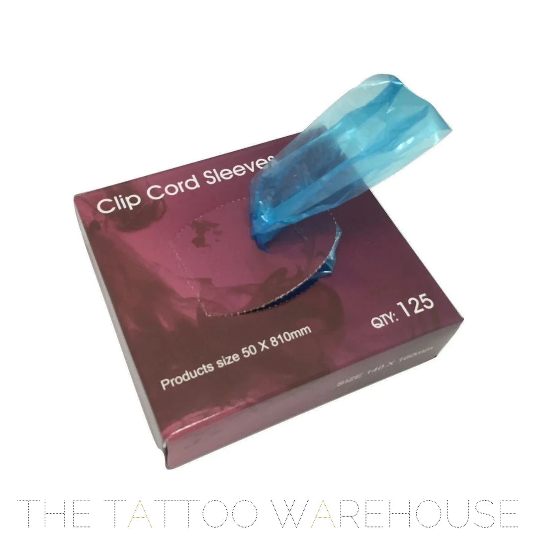 Clip Cord Sleeves STANDARD 0.8M Blue 125pce
