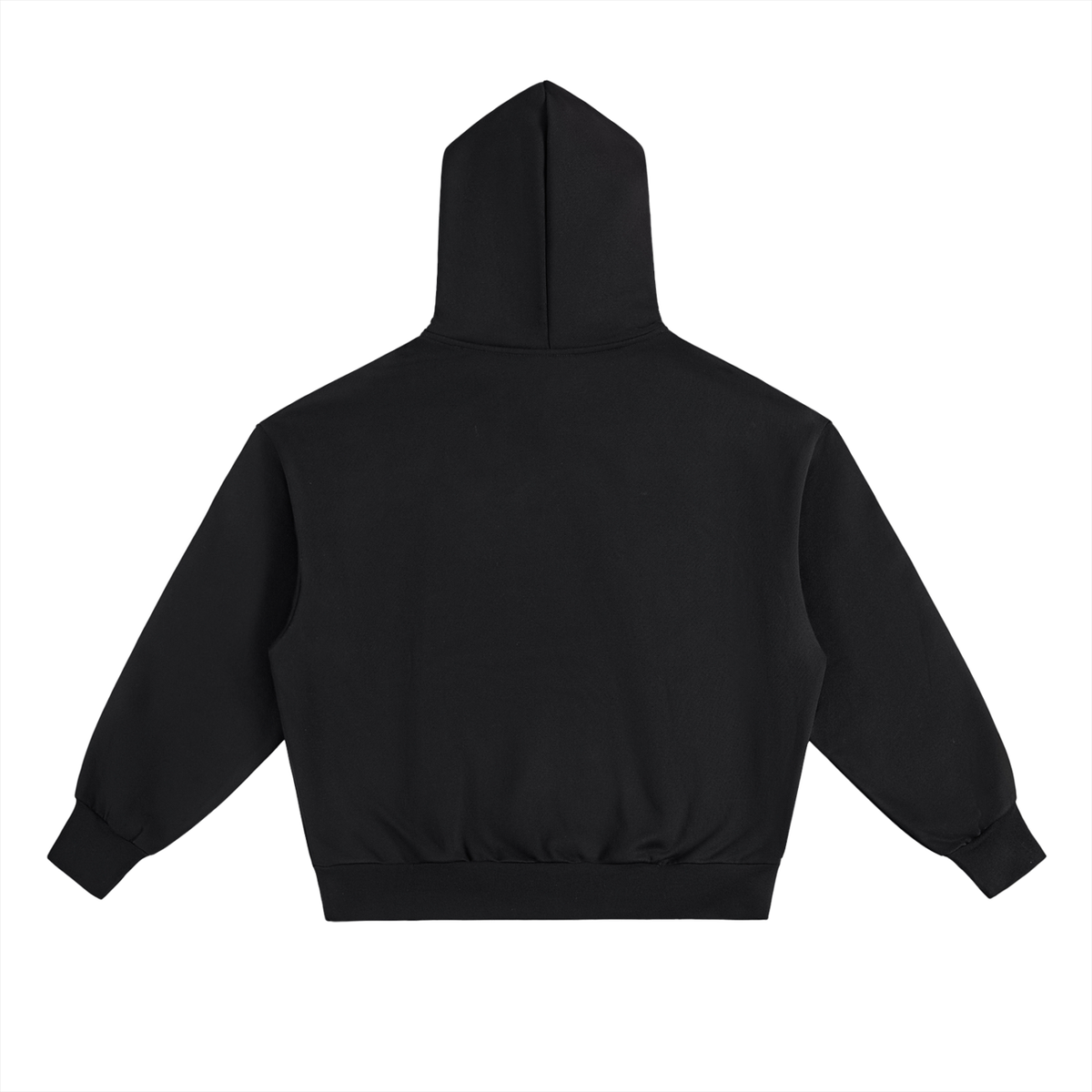 ODMPOD fleece hoodie, back view