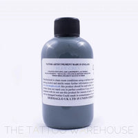 Bottle of Dermaglo Blue Grey tattoo ink