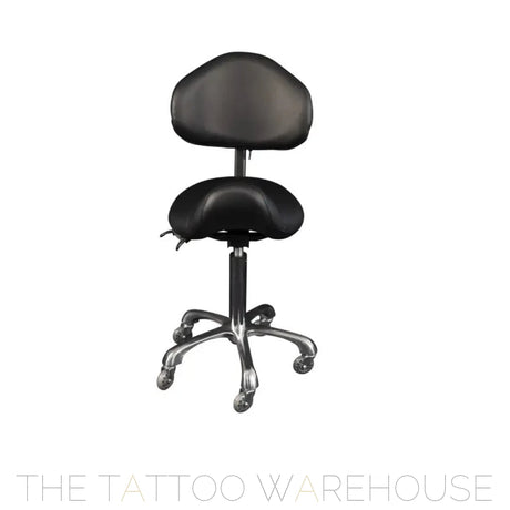 Karma Cradle Mountain saddle stool showing adjustable height base