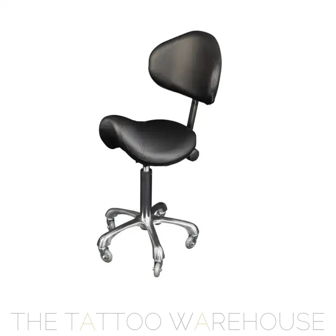 Karma Cradle Mountain saddle stool, front view