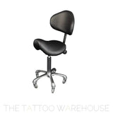 Karma Cradle Mountain saddle stool, front view