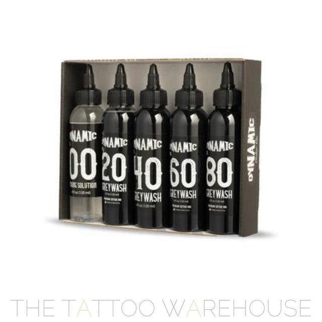 Dynamic Greywash Set, 4oz bottles with mixing solution
