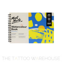 Mont Marte Discovery watercolour book, A5, 30 sheets, 190gsm