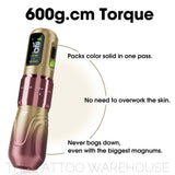 EZ P6 Adjustable Stroke Wireless Tattoo Machine-High Torque Motor