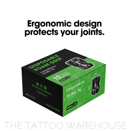 EZ Disposable Tattoo Machine Grip- Mixed Colour Pack