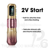 EZ P6 Adjustable Stroke Wireless Tattoo Machine-High Torque Motor
