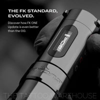Stealth FK One wireless tattoo machine, side view