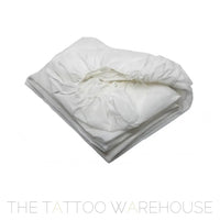 Disposable waterproof fitted bed sheet, folded pack