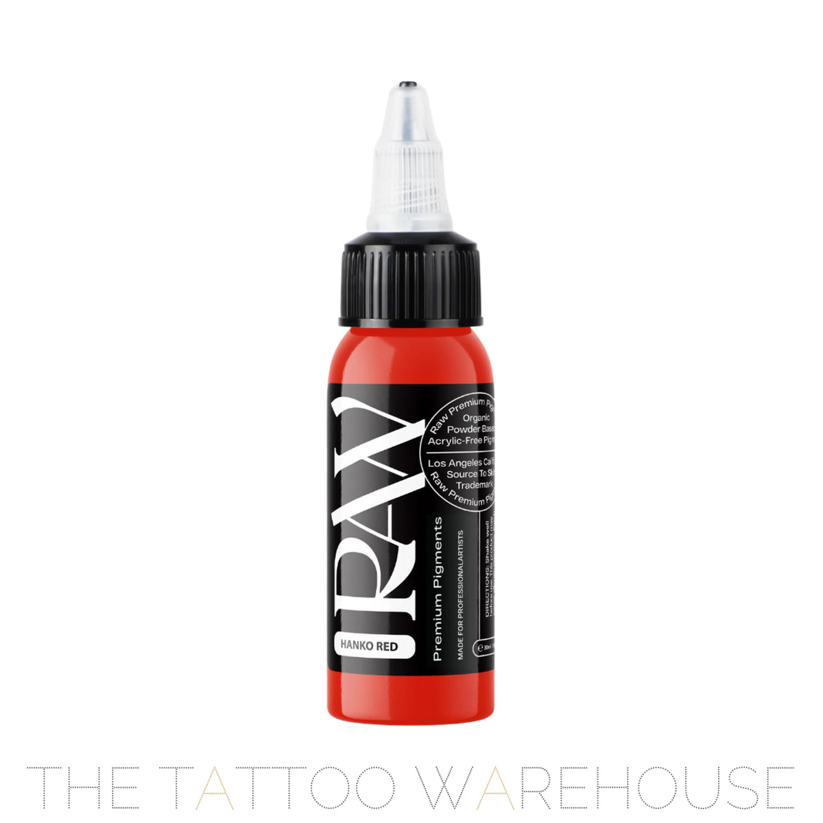 Raw Pigments Hanko Red tattoo ink bottle