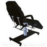 Karma Wellington 360 hydraulic bed showing 360-degree swivel base
