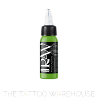 Raw Pigments Kawasaki Green tattoo ink, 1oz bottle