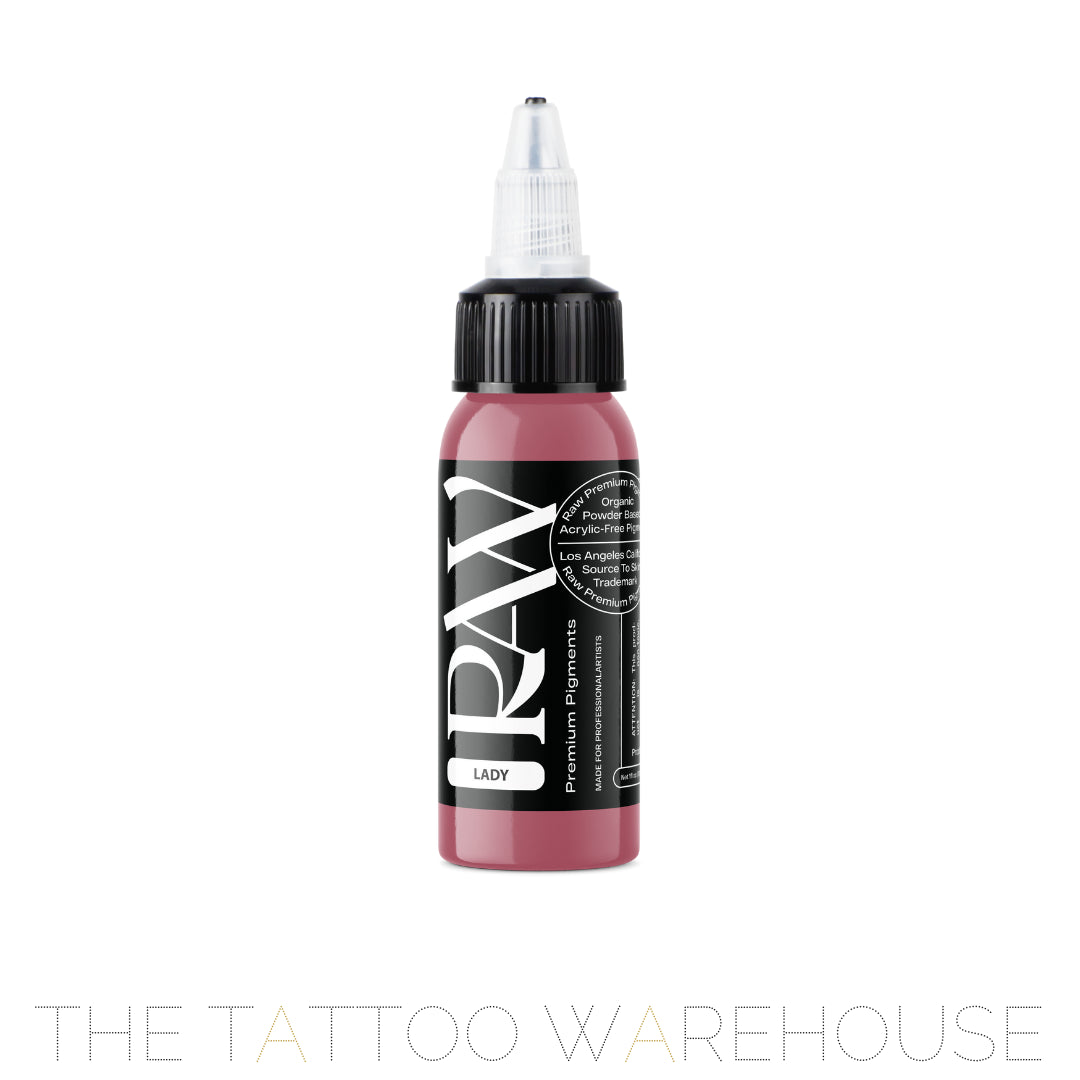 Raw Pigments Lady tattoo ink, 1oz bottle
