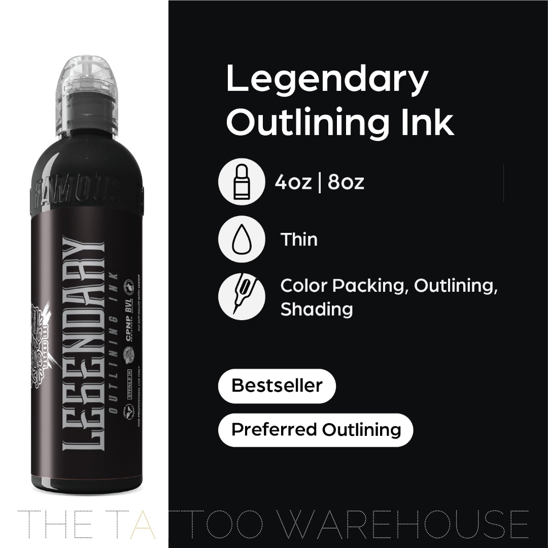 World Famous Legendary Outlining Ink, alternate angle