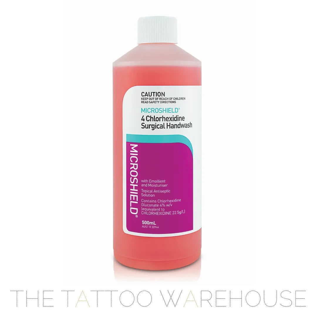 Bottle of Microshield 4 chlorhexidine surgical handwash