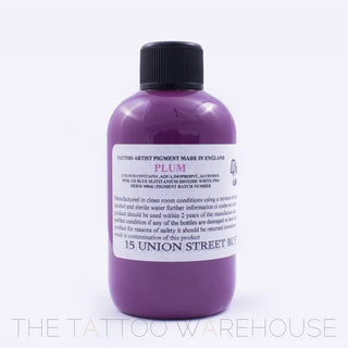 Bottle of Dermaglo Plum tattoo ink