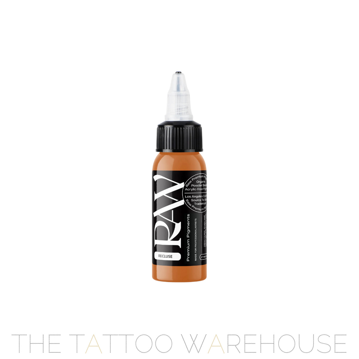 Raw Pigments Recluse tattoo ink bottle, part of South of Heaven set