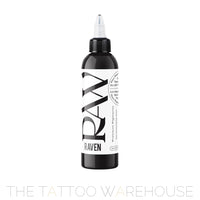 Raw Pigments Raven Black tattoo ink, 4oz bottle
