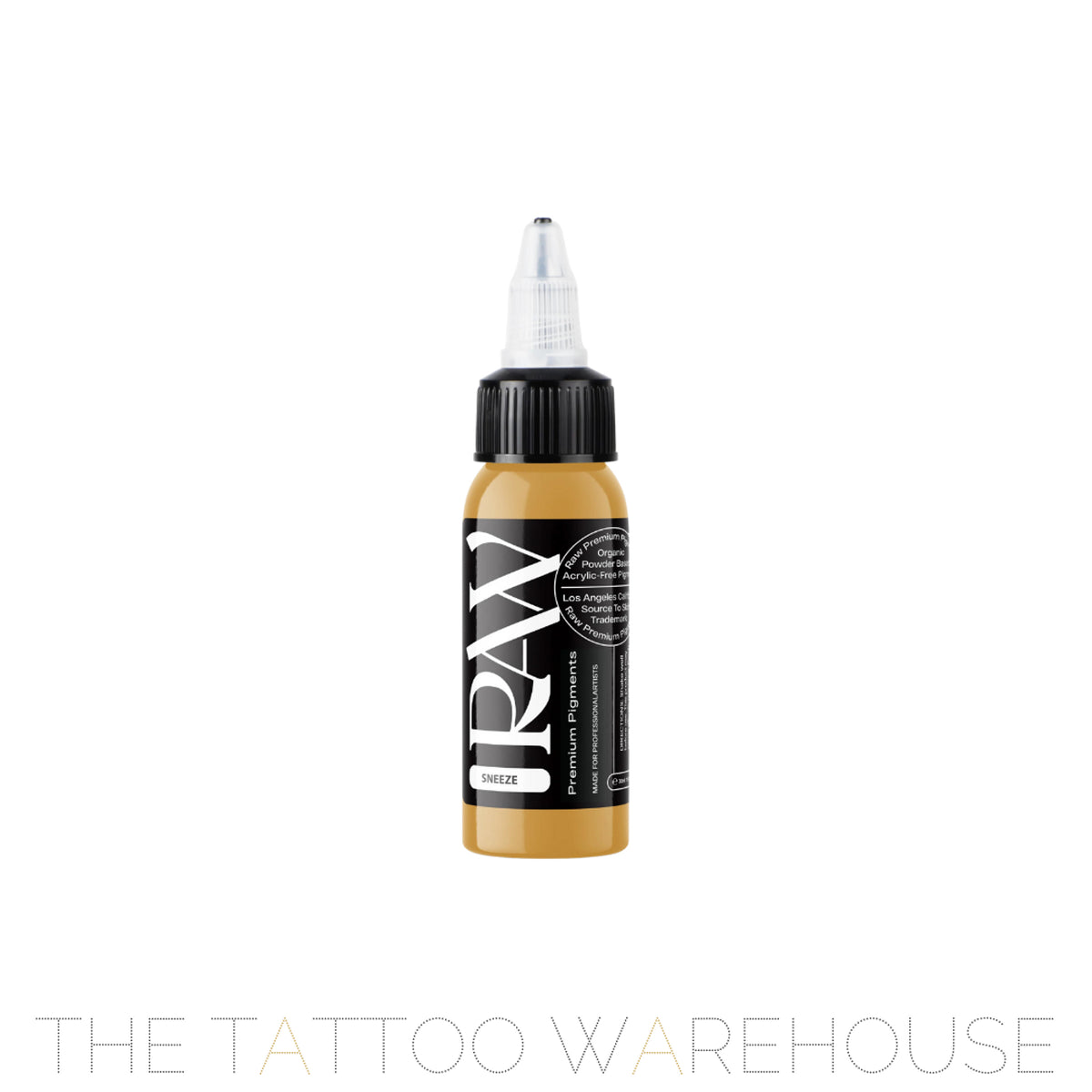 Raw Pigments Sneeze tattoo ink bottle, part of South of Heaven set