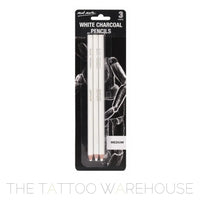 Signature White Charcoal Pencils 3pc