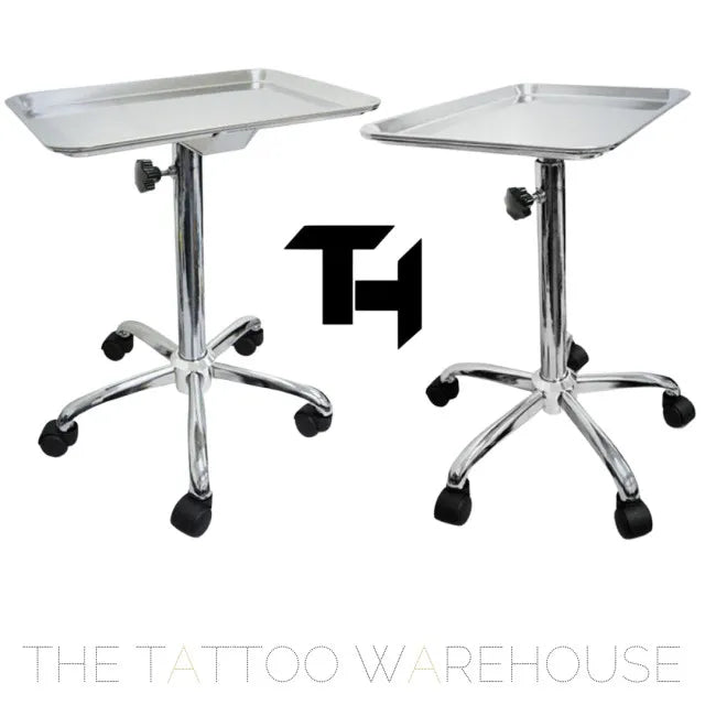Tat Tech stainless steel tray station for tattoo studio
