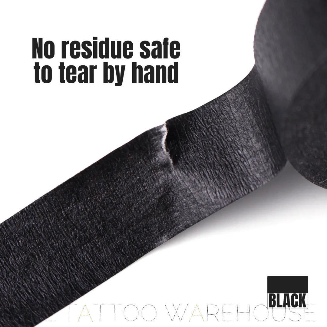 Black masking tape, alternate view