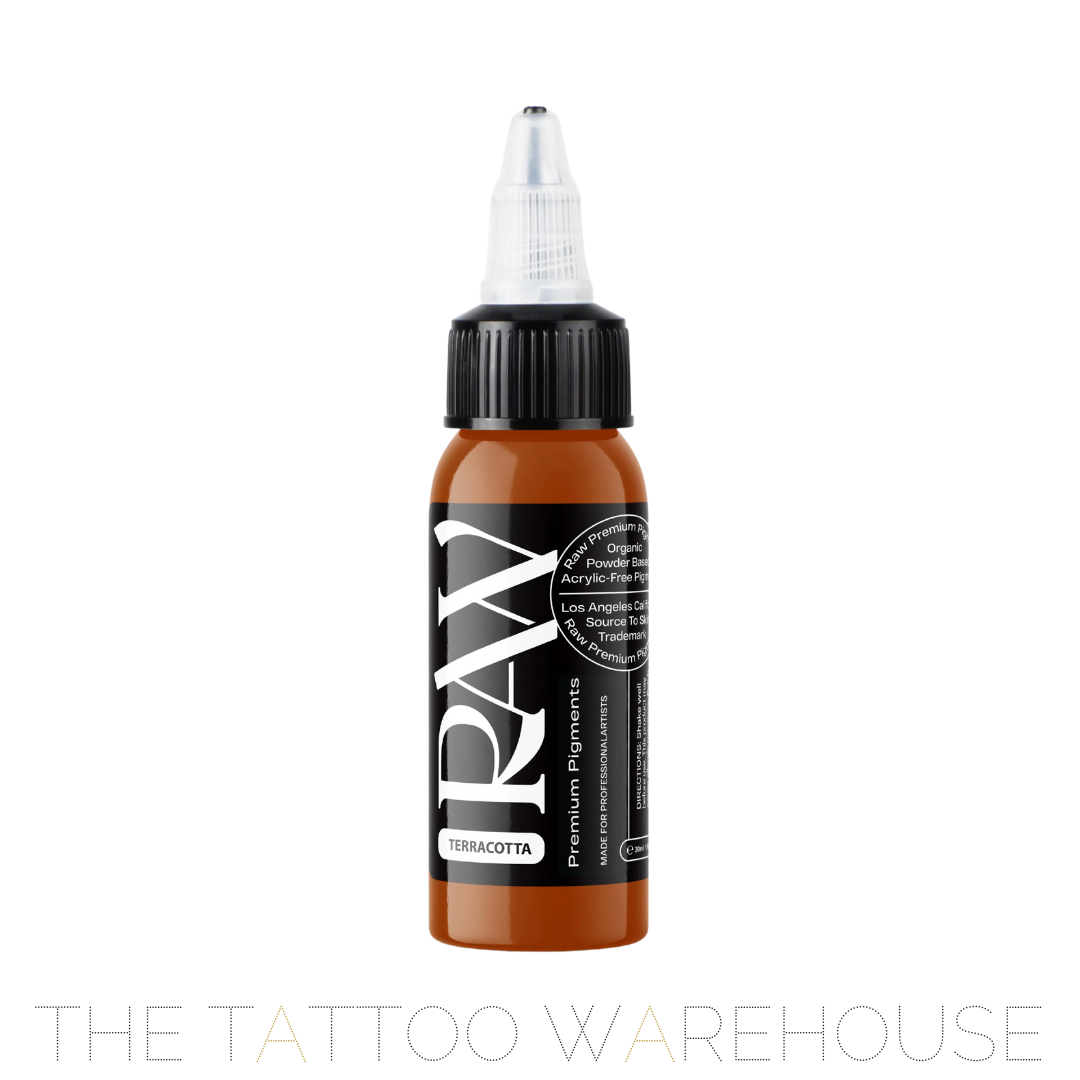 Raw Pigments Terracotta tattoo ink bottle