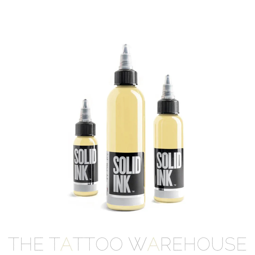 Bottle of Solid Ink Vanilla tattoo ink