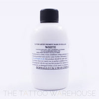 Bottle of Dermaglo White tattoo ink
