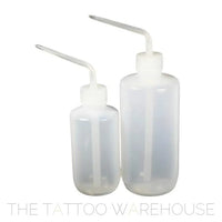 Clear professional tattoo wash bottle