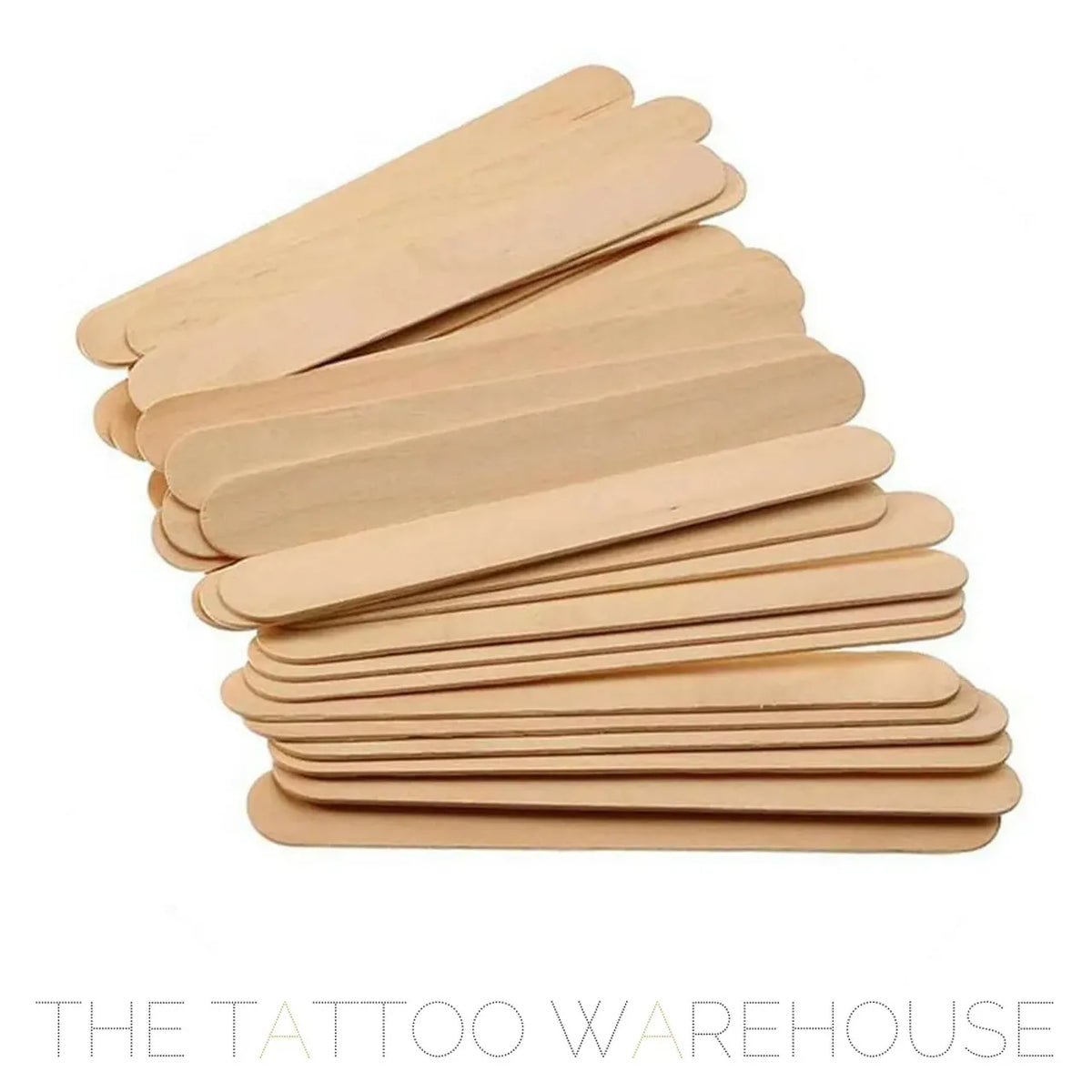 Box of 500 XL wooden spatulas