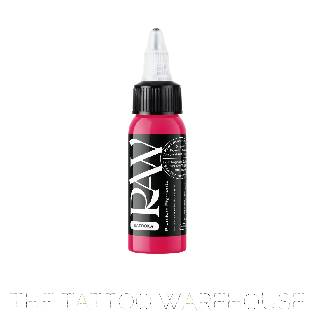 Raw Pigments Bazooka tattoo ink, 1oz bottle