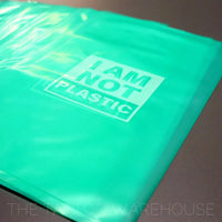 Biodegradable bottle bags, close-up