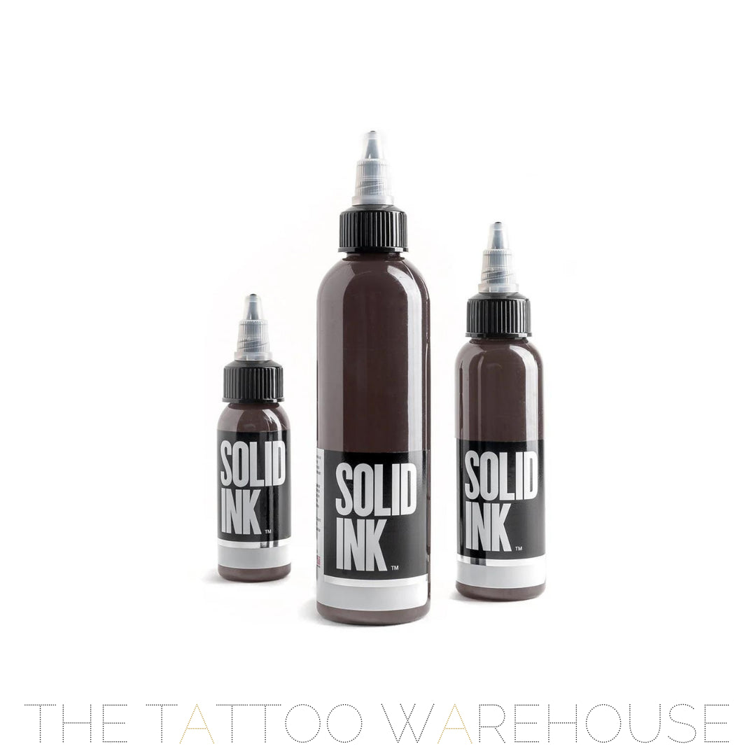Bottle of Solid Ink Chocolate tattoo ink