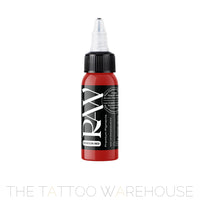 Raw Pigments Crimson Red tattoo ink, 1oz bottle