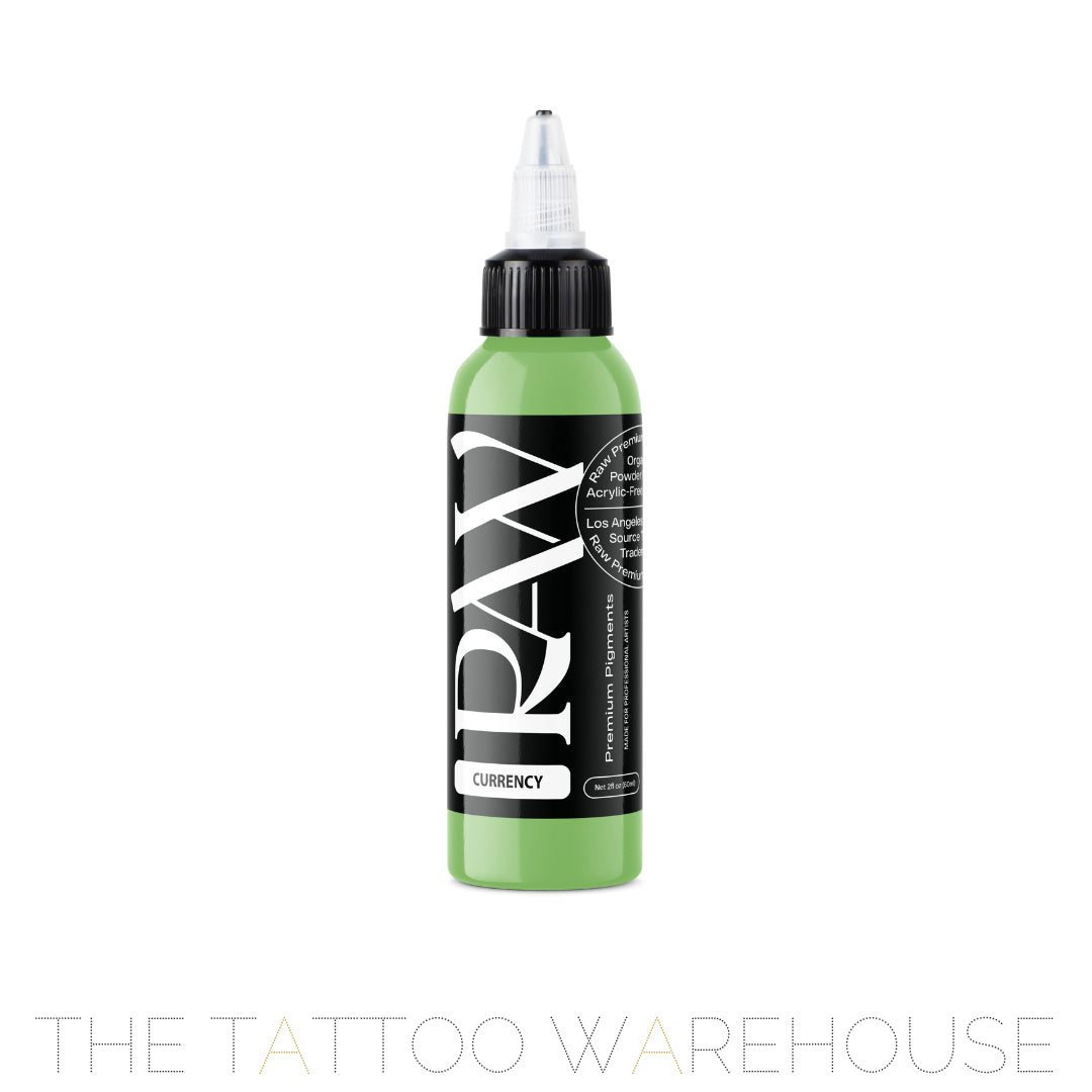 Raw Pigments Currency tattoo ink, 2oz bottle