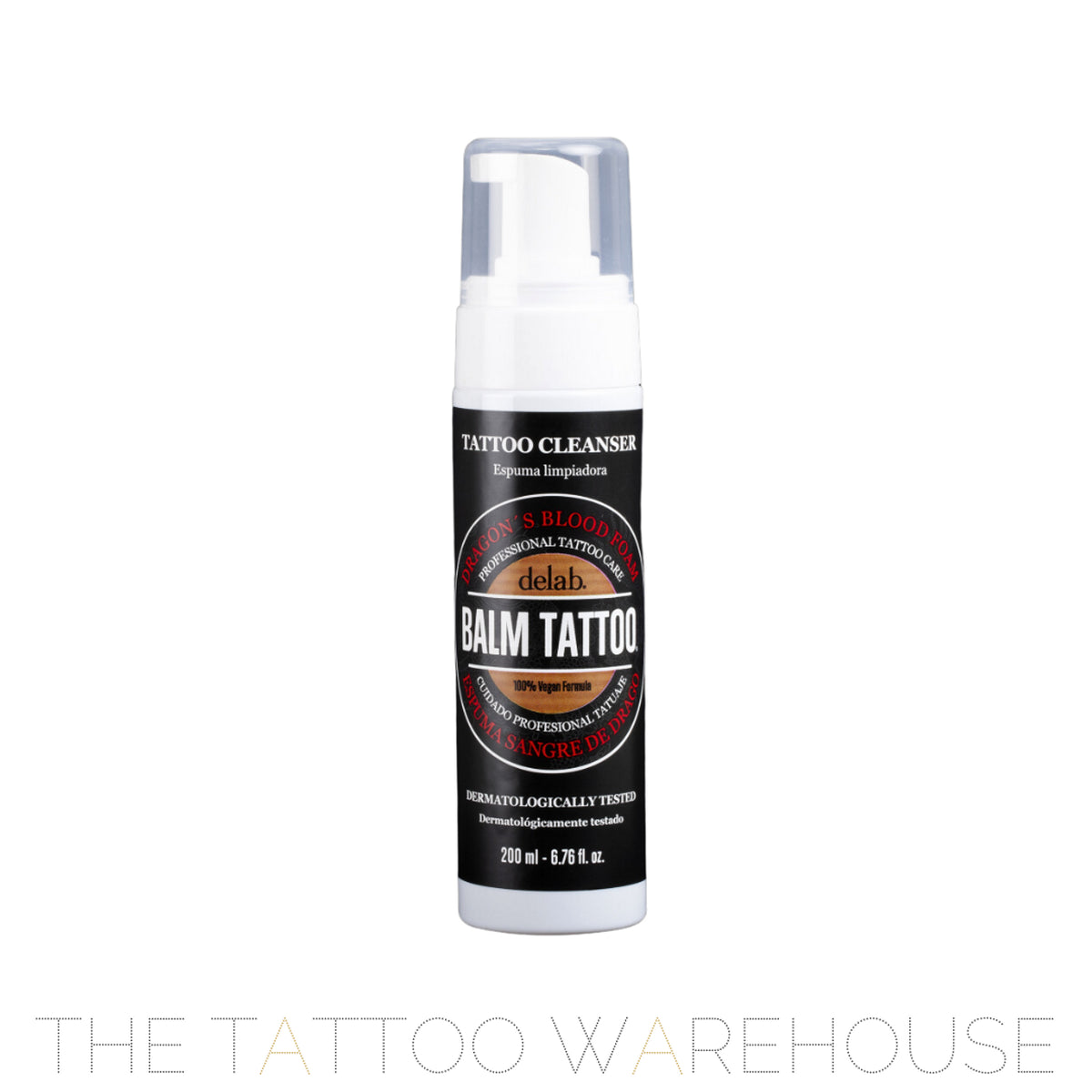 Balm Tattoo Professional Dragon's Blood Foam 200ml cleansing foam bottle
