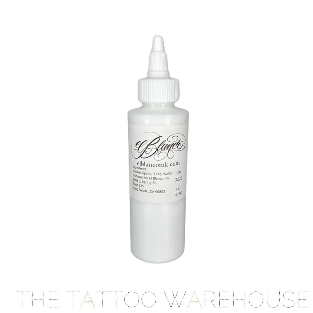 El Blanco White tattoo ink bottle