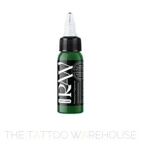 Raw Pigments Forest Green tattoo ink, 1oz bottle