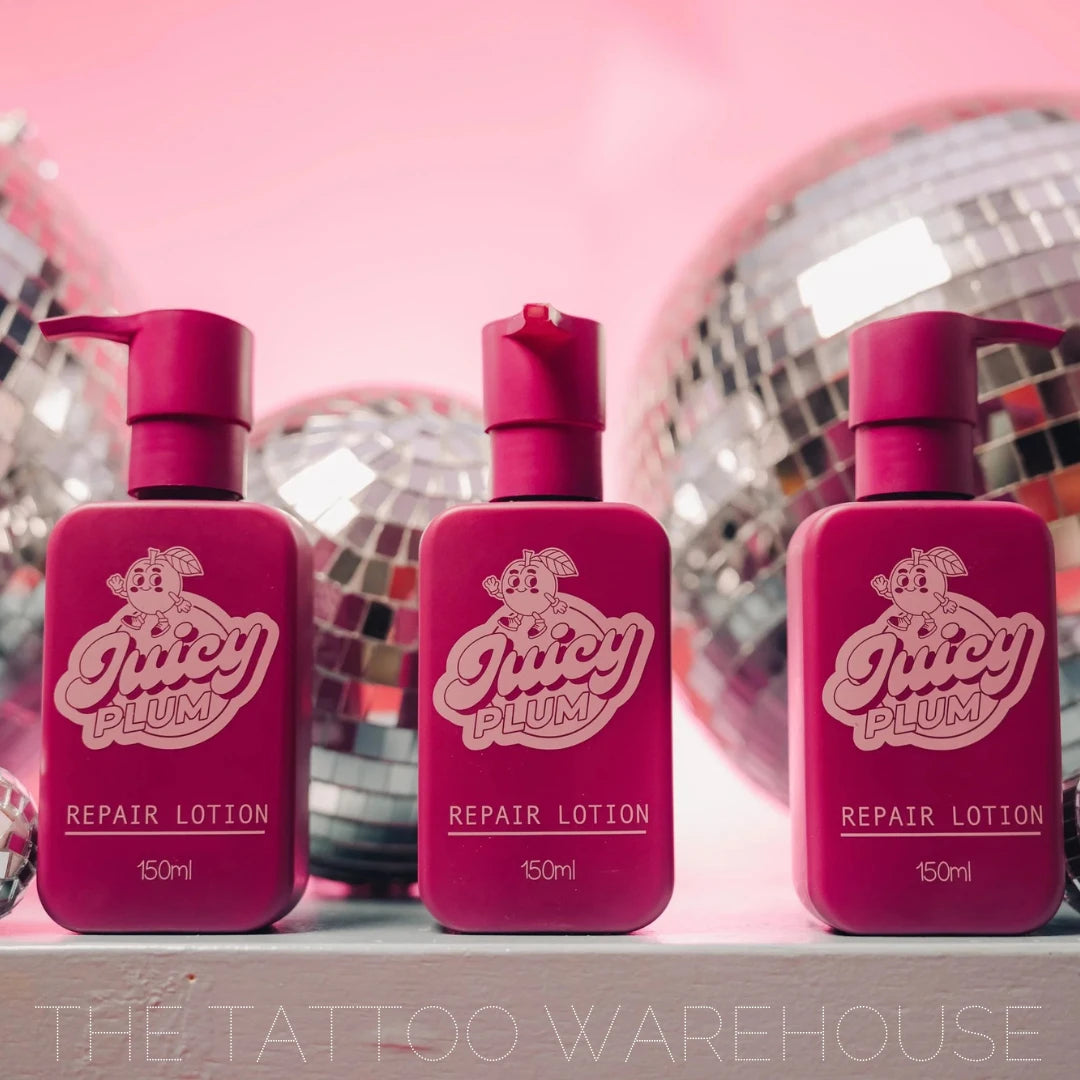 Juicy Plum repair lotion, alternate angle
