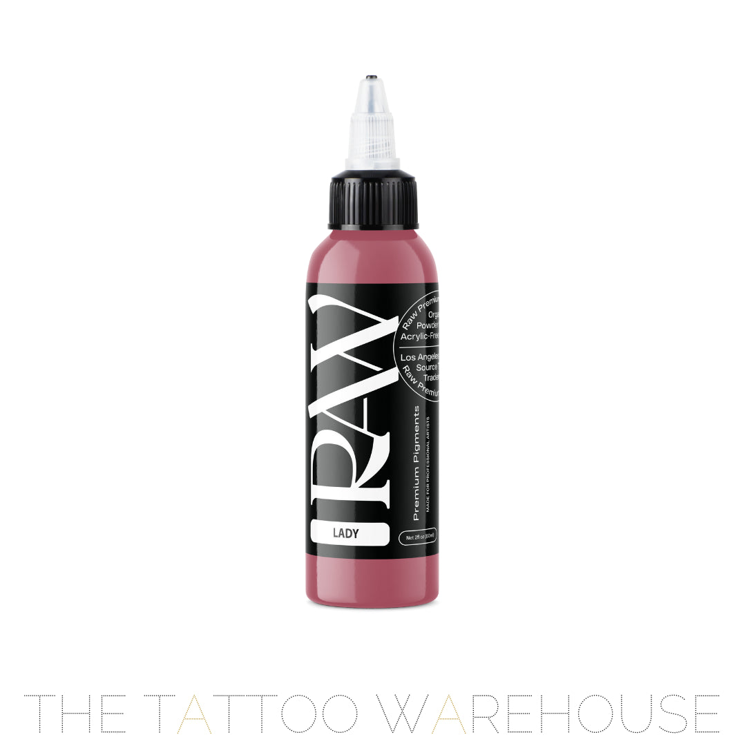 Raw Pigments Lady tattoo ink, 2oz bottle