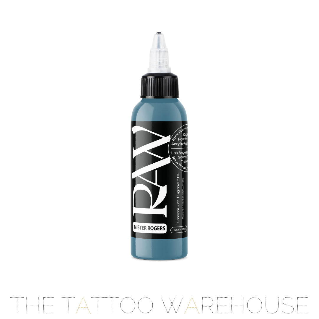 Raw Pigments Mister Rogers tattoo ink, 2oz bottle